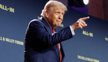 U.S. President Trump delivers an address on Artificial Intelligence