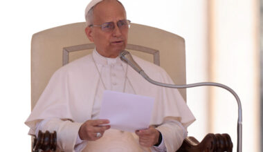 Pope Leo XIV holds general audience in St. Peter's Square, at the Vatican