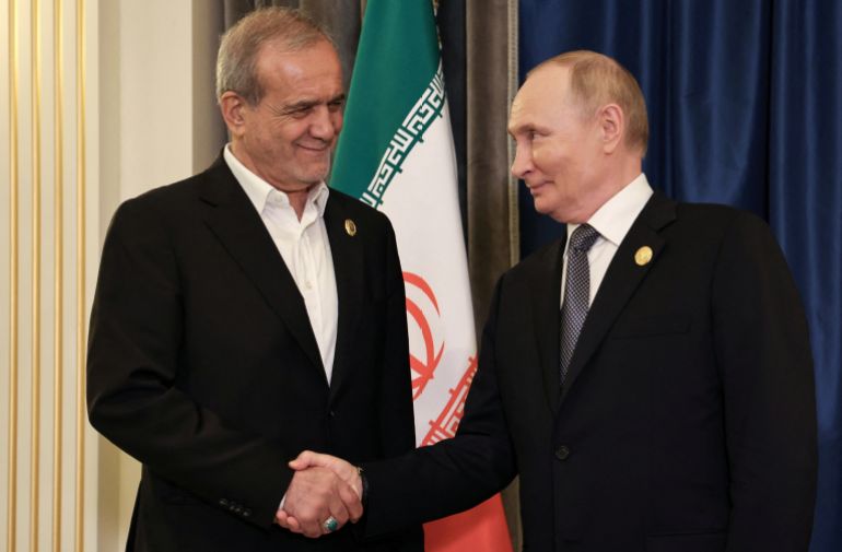 Putin and Pezeshkian