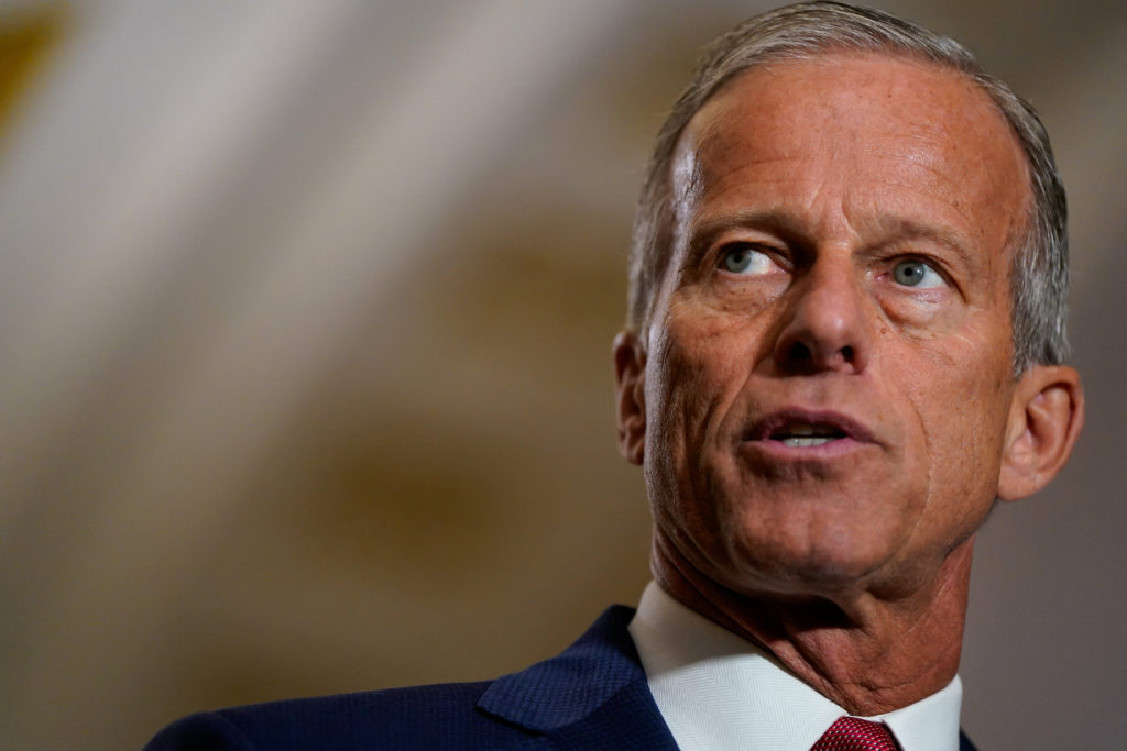 WATCH: Thune won’t commit to Senate vote on Epstein files in Senate leadership briefing