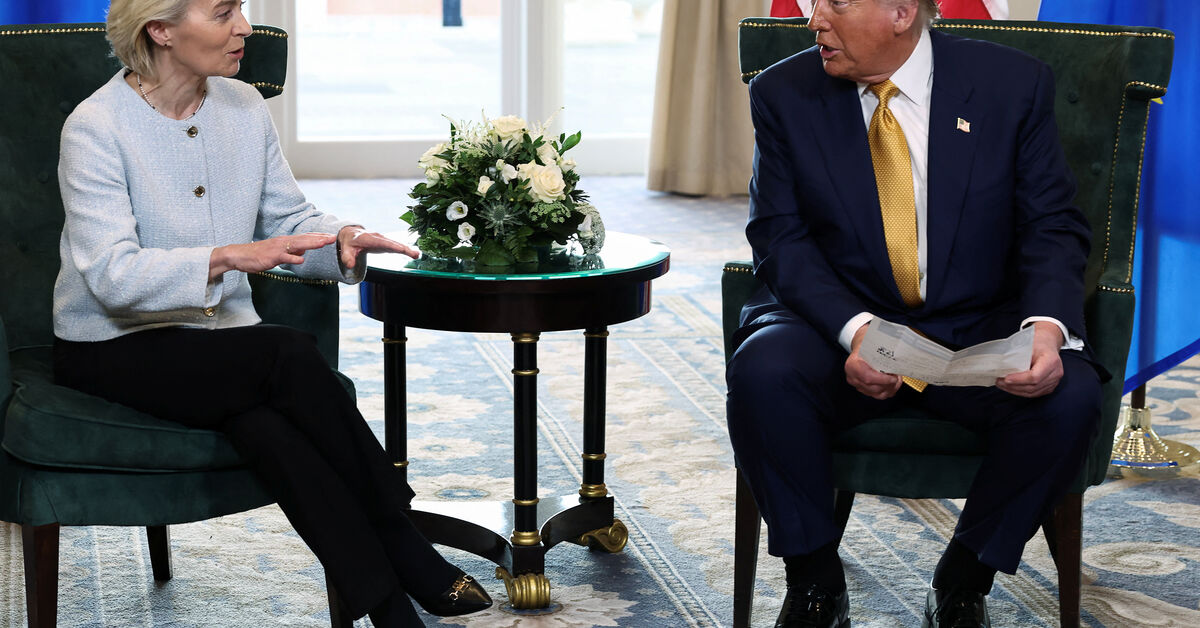 EU's von der Leyen, Trump discuss new steps to increase economic pressure on Russia