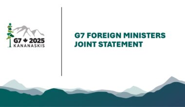 Joint G7 Foreign Ministers’ Statement – Meeting of the G7 Foreign Ministers on the Margins of the High-Level Week at the United Nations General Assembly in New York