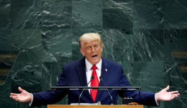 Fact check: Trump litters UN speech with false claims about climate, inflation, immigration and world peace