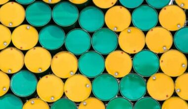 Oil barrels
