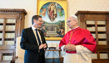 Pope Leo and Israel’s president discuss ‘tragic situation in Gaza’ in private audience