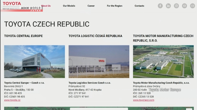 Toyota planning to make EVs at own plant in Czech Republic