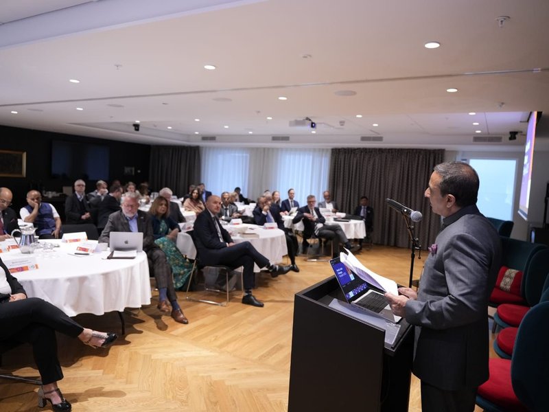 MoS Singh addresses India–Nordic Track 1.5 Dialogue in Iceland