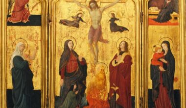 Paolo Uccello (1397-1475), “The Crucifixion,” Triptych Featuring St. Bridget of Sweden, ca. 1453-1457, Metropolitan Museum of Art, New York