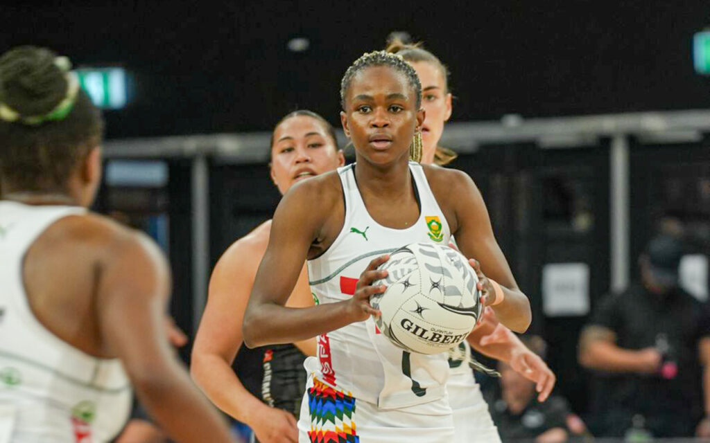 New Zealand’s Silver Ferns go two-nil up against the Spar Proteas despite a historic start by South Africa, taking the series title in Napier with a comfortable win before the final test match in Invercargill on Sunday. Photo: Netball New Zealand