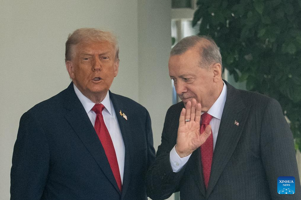 Trump welcomes Erdogan at White House-Xinhua