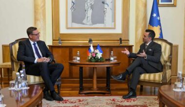 Basha meets Slovenian ambassador - Asks for support for Kosovo's membership in the Council of Europe