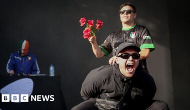 Irish language band Kneecap banned from entering Canada over terror charges