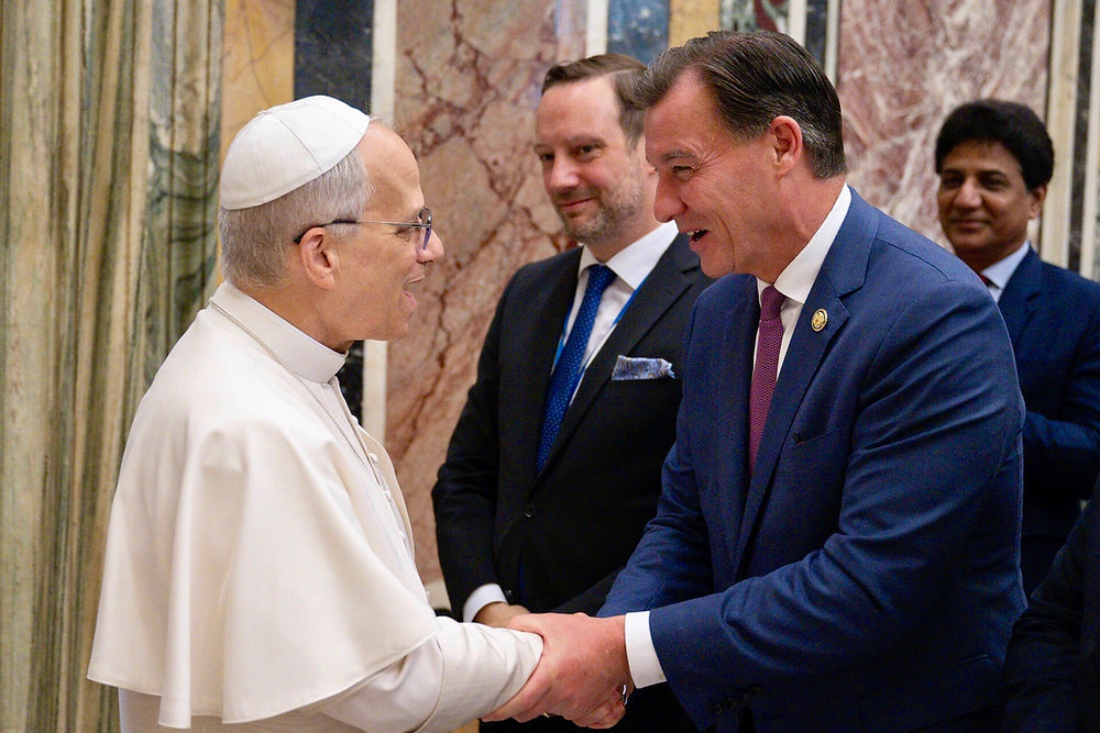 Suozzi Meets Pope Leo XIV