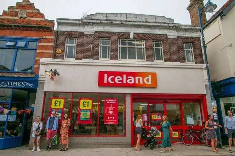 Iceland Supermarket at Whitstable in Kent, England