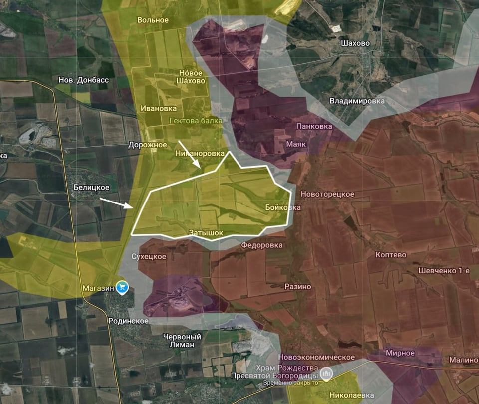 The AFU liberated Boykivka and Zatyshok, Dobropillia direction. Units are now trying to encircle the Russian Forces in the bridgehead. 05.09.2025