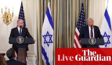 Trump and Netanyahu hold press conference to announce plan to ‘end Gaza conflict’ – live | Trump administration