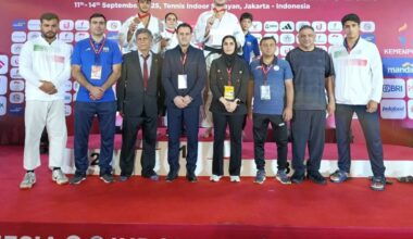 Iranian teens win silver and bronze at Asian Judo Championships