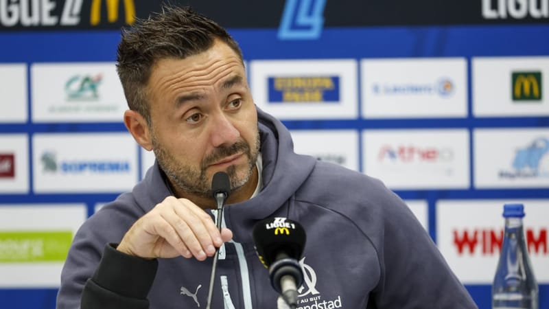 Roberto De Zerbi s'est dit "très très heureux" du succès de son équipe à Strasbourg.