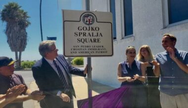Square in Los Angeles named in honour of Croatian immigrant