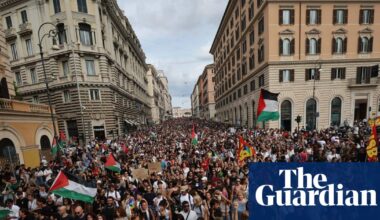 Disruption across Italy as tens of thousands protest against Gaza war | Italy