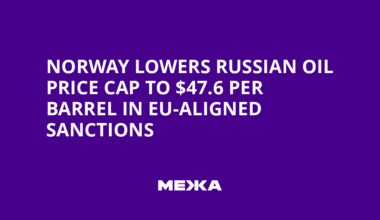 Norway Lowers Russian Oil Price Cap to $47.6 per Barrel in EU-Aligned Sanctions