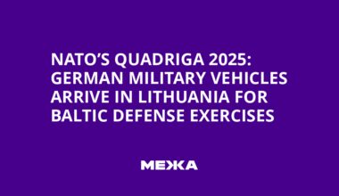 NATO’s Quadriga 2025: German Military Vehicles Arrive in Lithuania for Baltic Defense Exercises | Ukraine news