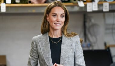 Kate Middleton steps out in a chic Prince of Wales check ensemble