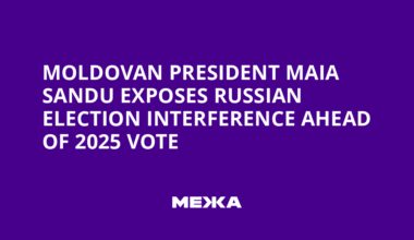 Moldovan President Maia Sandu Exposes Russian Election Interference Ahead of 2025 Vote | Ukraine news