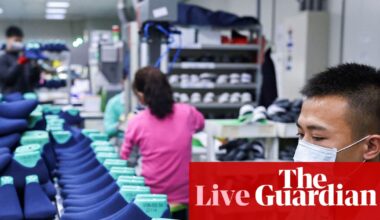Factory activity shrinks as US tariffs bite; UK house prices drop – business live | Business