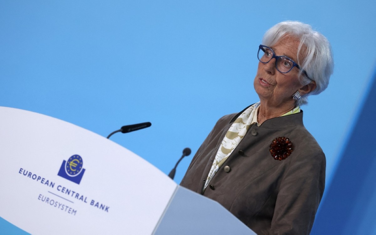 FRANKFURT: European Central Bank (ECB) President Christine Lagarde addresses a press conference on the Eurozone's monetary policy, at the central bank's headquarters in Frankfurt am Main, western Germany, on September 11, 2025. – AFP