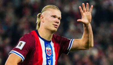 Erling Haaland scores five goals as Norway win 11-1 against Moldova