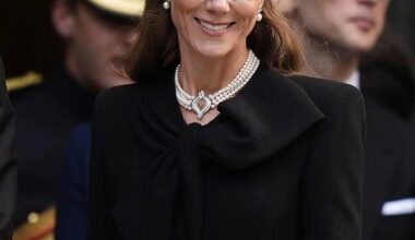 Kate re-wears dress she wore to Prince Philip's funeral at Duchess of Kent memorial