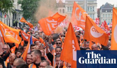 Strike action across France as hundreds of thousands join protests