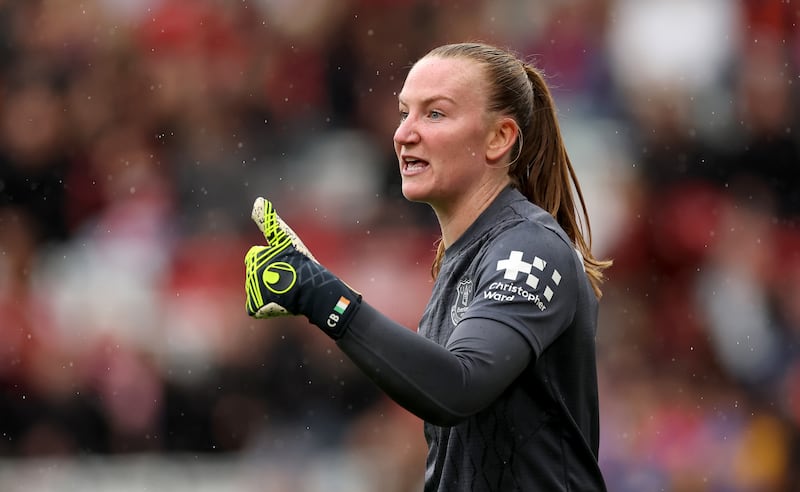 Courtney Brosnan featured for in Everton's defeat. Photograph: Carl Recine/Getty Images