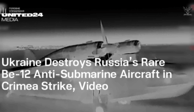 Ukraine Destroys Russia’s Rare Be-12 Anti-Submarine Aircraft in Crimea Strike, Video