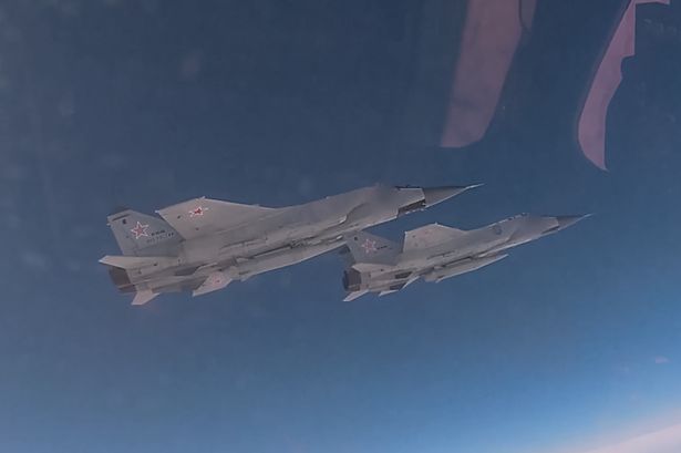 Russian MiG-31 fighter jets like those that invaded Estonian airspace