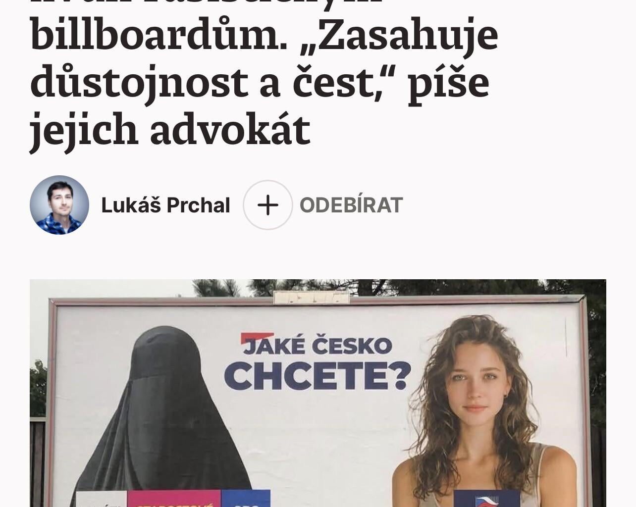 Salám alejkum, další soud bude řešit Okamůru.