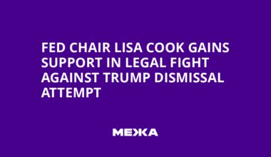 Fed Chair Lisa Cook Gains Support in Legal Fight Against Trump Dismissal Attempt | Ukraine news