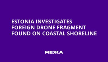 Estonia Investigates Foreign Drone Fragment Found on Coastal Shoreline