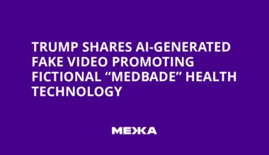 Trump Shares AI-Generated Fake Video Promoting Fictional “Medbade” Health Technology | Ukraine news