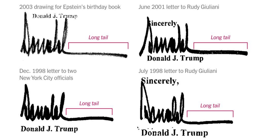 Trump Says It’s Not His Signature. But Personal Letters Look Similar.