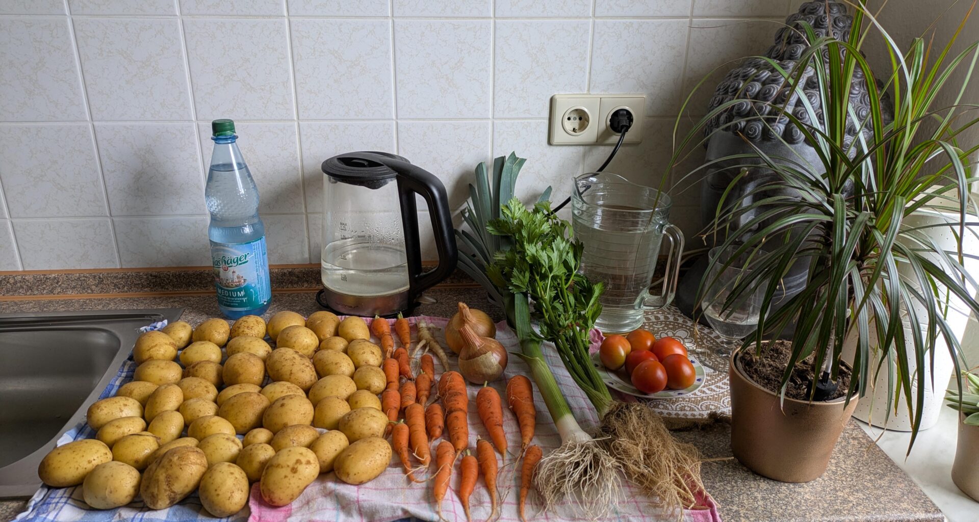 Kleine Ernte. Es gibt Suppe 😁