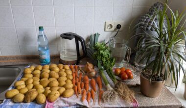 Kleine Ernte. Es gibt Suppe 😁