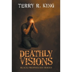 The Horror Book Deathly Visions by Terry R. King Was Exhibited at the Book Fest at Printers Row