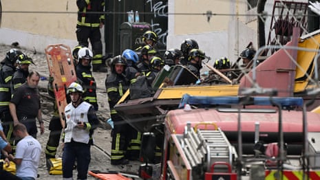 Multiple casualties as iconic funicular railway in Lisbon derails – video
