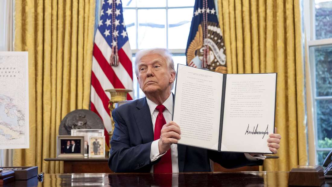 U.S President Trump Signing Ceremony On Auto Tariffs