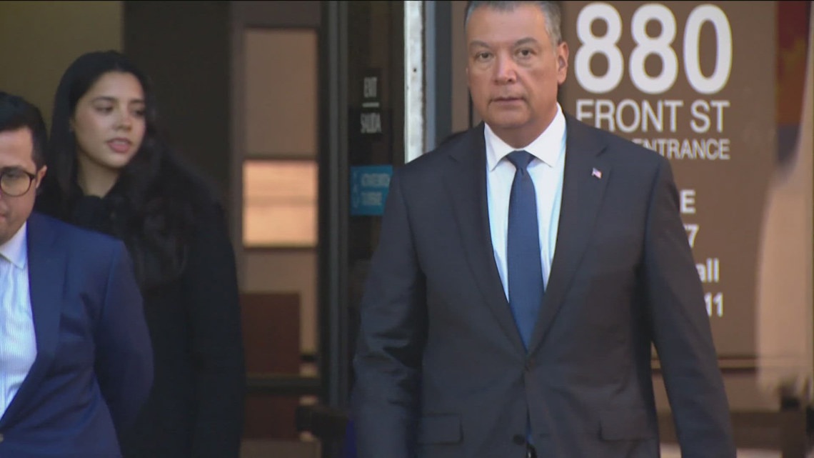 Sen. Alex Padilla observes immigration court proceedings in San Diego
