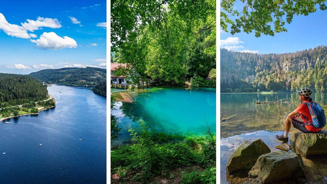 Schluchsee, Blautopf und Feldsee.