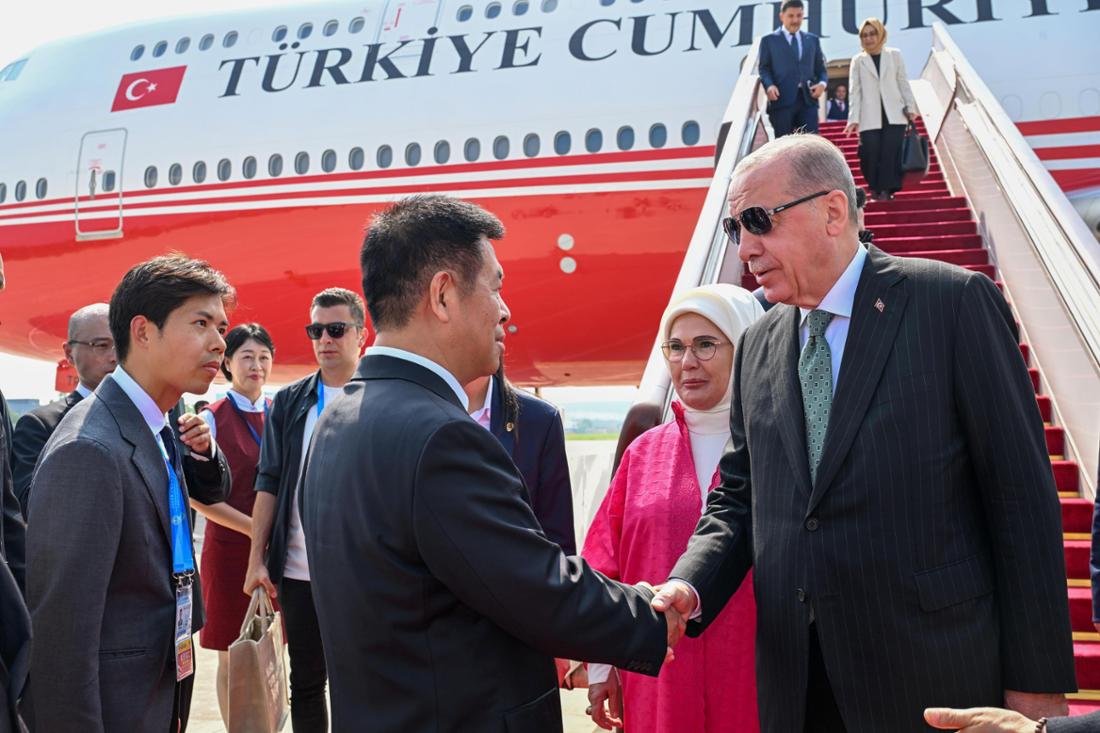 Türkischer Präsident Erdogan auf offiziellem Besuch in China