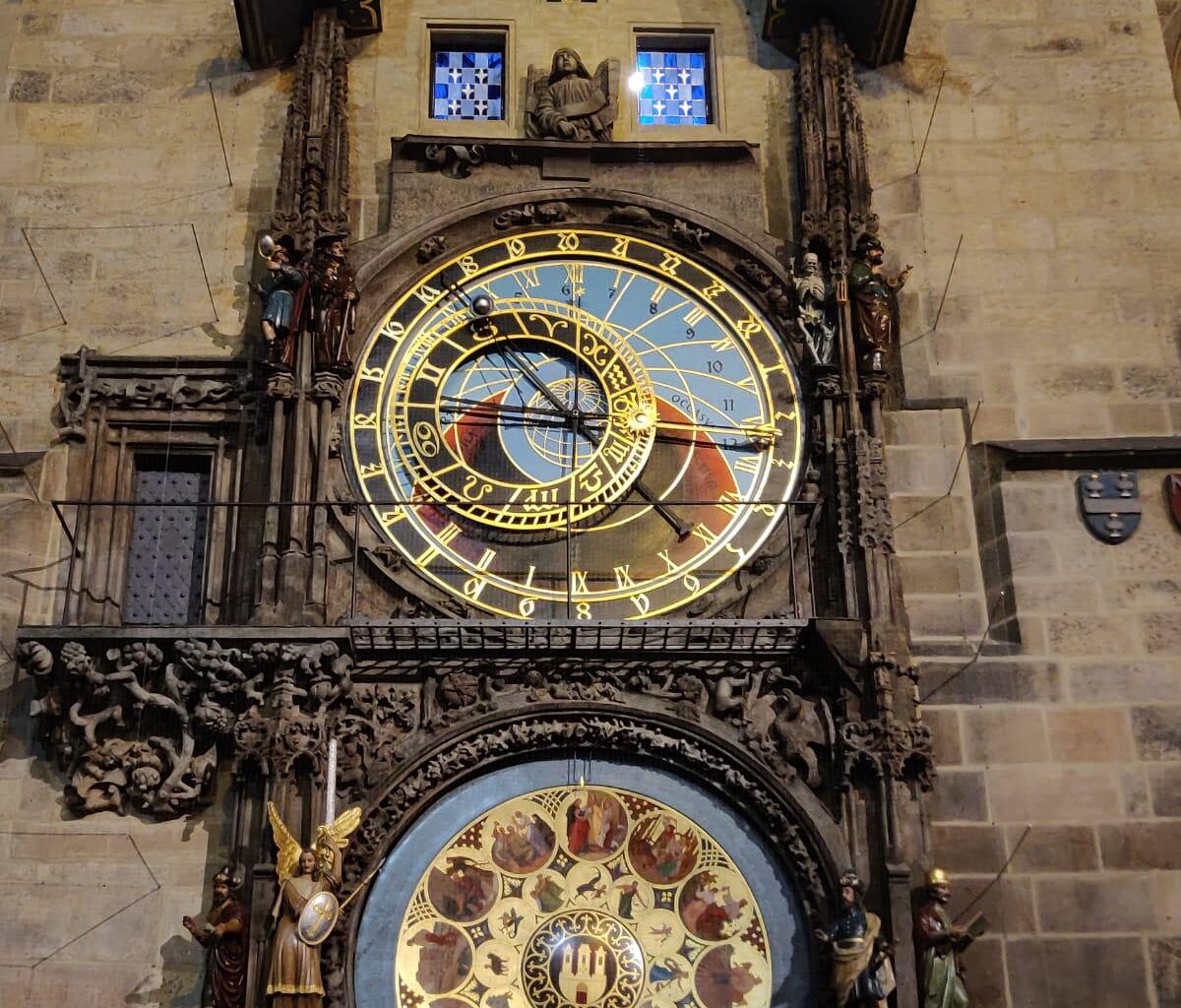 Prague's famous astronomical clock. OC.